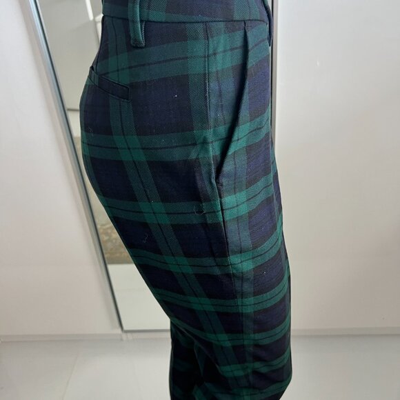Brooks Brothers Natalie BlackWatch Tartan Plaid pants SZ 6 - Picture 7 of 12